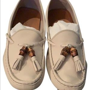Gucci mystic white Hebron flats (moccasins, drivers) size EU 37